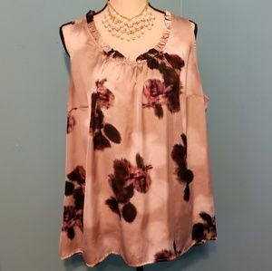 ANA sleeveless floral top